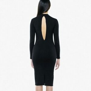American Apparel Ryder Midi dress black